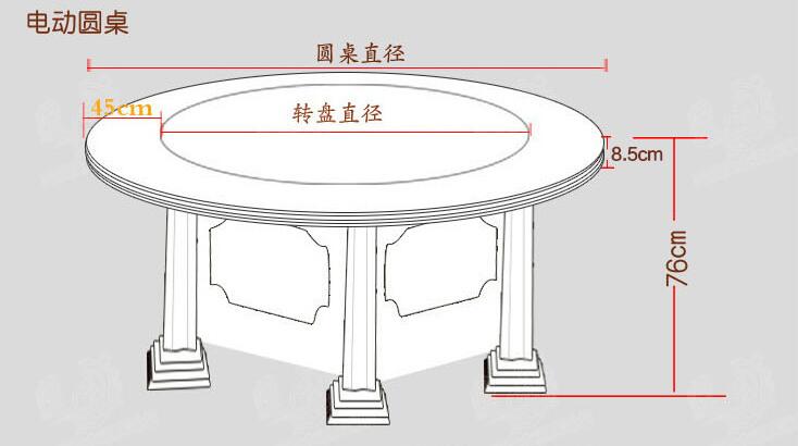 電動(dòng)餐臺(tái)轉(zhuǎn)盤(pán)機(jī)芯